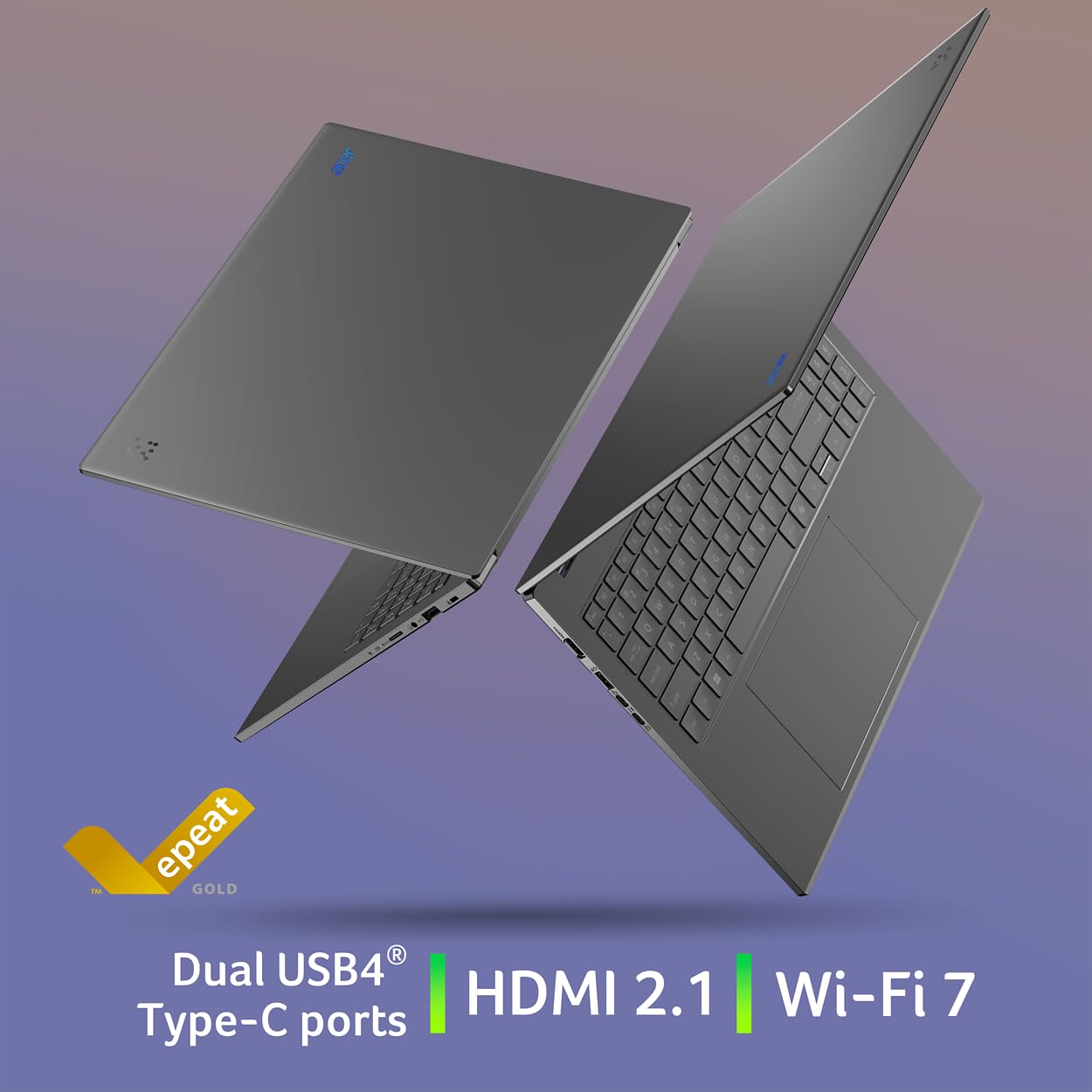 acer Aspire 16 AI Copilot+ PC | 16" WUXGA 120Hz 100% sRGB Display | Snapdragon X | NPU: 45 Tops - GPU: Up to 1.7 TFLOPs | 16GB LPDDR5X | 512GB PCIe Gen 4 SSD | Wi-Fi 7 | A16-11M-X0LW - Image 8
