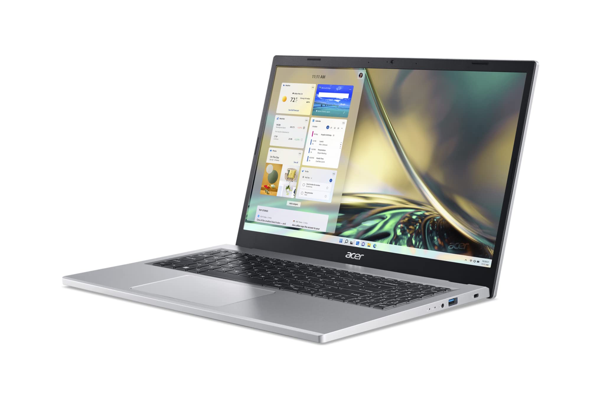 acer Aspire 3 A315-24PT-R0UX Slim Laptop, 15.6" Full HD IPS Touch Display, AMD Ryzen 5 7520U Quad-Core Processor, AMD Radeon Graphics, 16GB LPDDR5, 512GB NVMe SSD, Wi-Fi 6, Windows 11 Home - Image 8