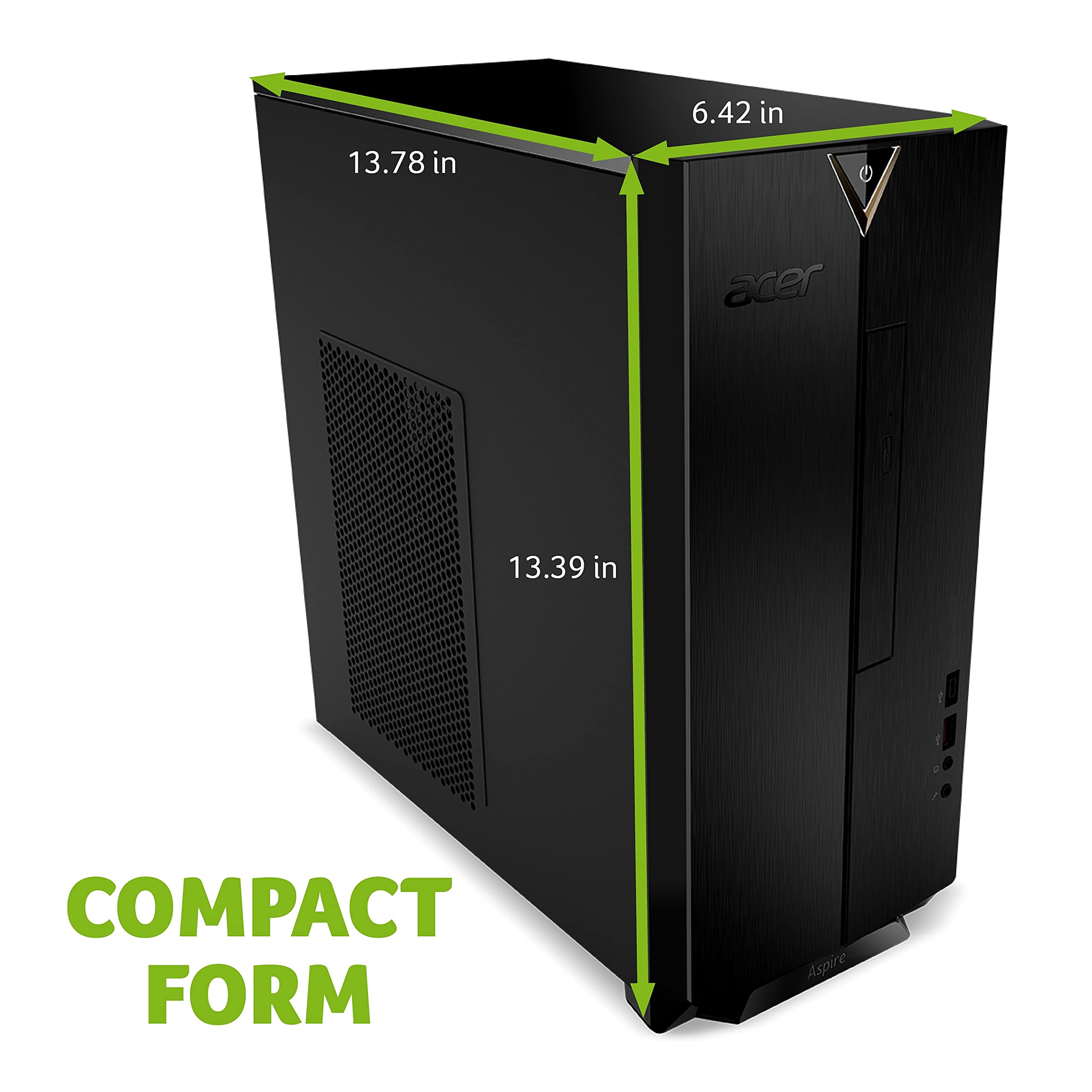 Acer Aspire TC-1660-UA19 Desktop | 10th Gen Intel Core i5-10400 6-Core Processor | 12GB 2666MHz DDR4 | 512GB NVMe M.2 SSD | 8X DVD | Intel Wireless Wi-Fi 6 | Bluetooth 5.2 | Windows 11 Home - Image 5