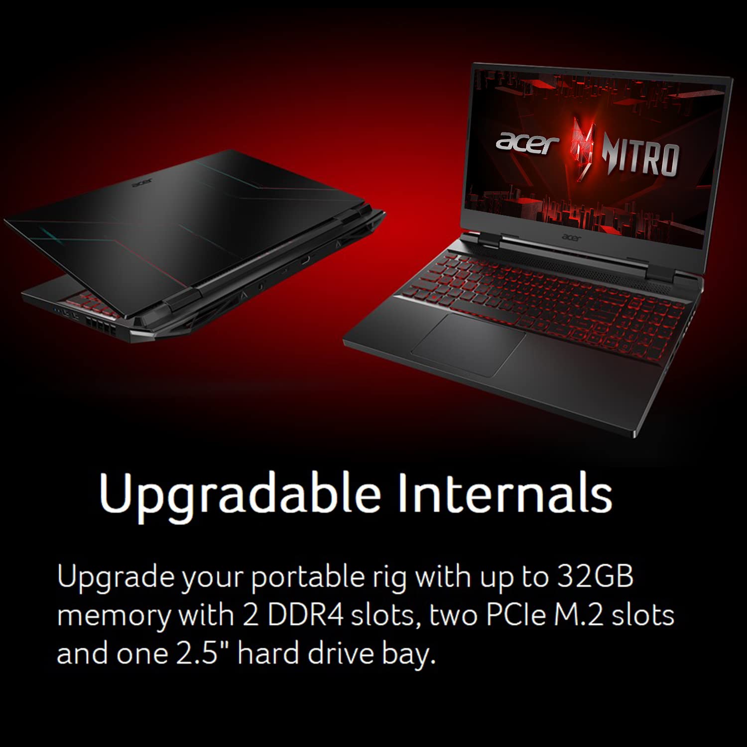 Acer Nitro 5 AN515-58-525P Gaming Laptop | Intel Core i5-12500H | NVIDIA GeForce RTX 3050 Laptop GPU | 15.6" FHD 144Hz IPS Display | 8GB DDR4 | 512GB PCIe Gen 4 SSD | Killer Wi-Fi 6 | Backlit Keyboard - Image 7