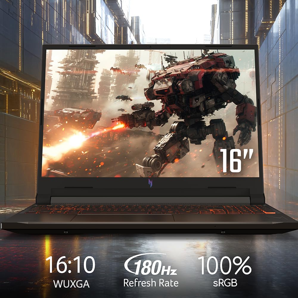 acer Nitro V Gaming Laptop | Intel Core 7 Processor 240H | NVIDIA GeForce RTX 5060 Laptop GPU | 16" WUXGA IPS 180Hz Display | 16GB DDR5 | 512GB Gen 4 SSD | Wi-Fi 6 | Backlit KB | ANV16-72-70F4 - Image 4