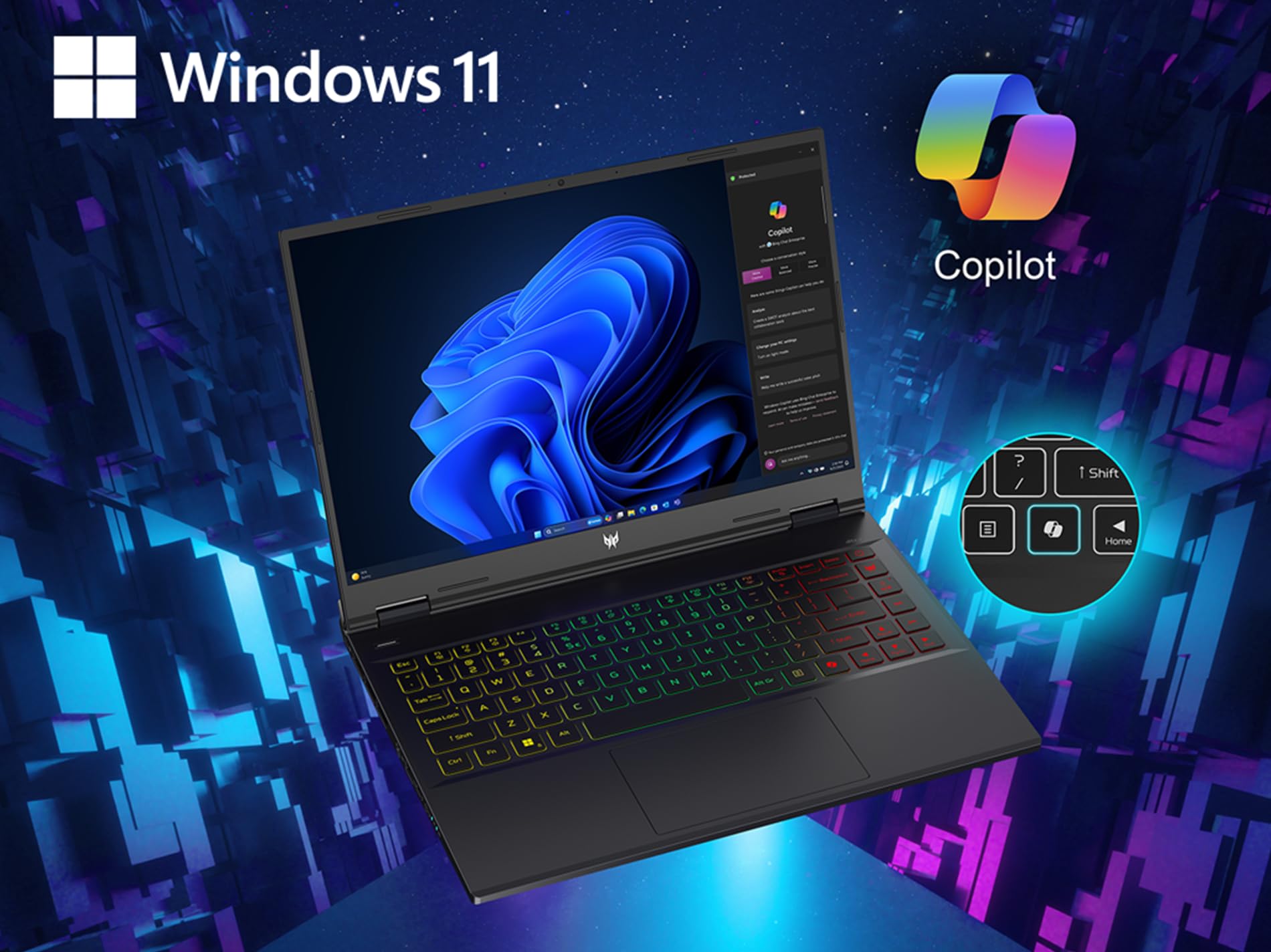 acer Predator Helios Neo 14 Gaming Laptop | 14.5" WQXGA+ IPS 165Hz Display | AI-Powered | Intel Core Ultra 9 Processor 185H | NVIDIA GeForce RTX 4070 | 16GB LPDDR5X | 1TB Gen 4 SSD | PHN14-51-90NF - Image 5